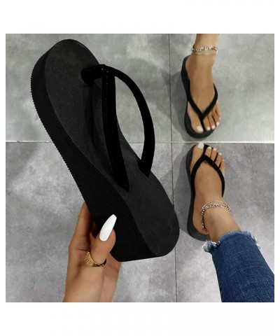 Flip Flops for Women Beach Beach Flip Flops Women Platform Slippers Bohemian Women's Beach Ladies Sandals Wedges Shoes Women'...