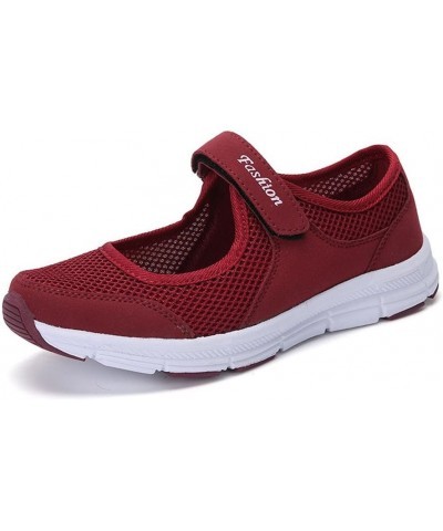 Fall Increased Sneakers Women Light Luxury Thick-Soled Platform Platform Shoes, 5.5, Black Wine $11.99 Athletic Shoes