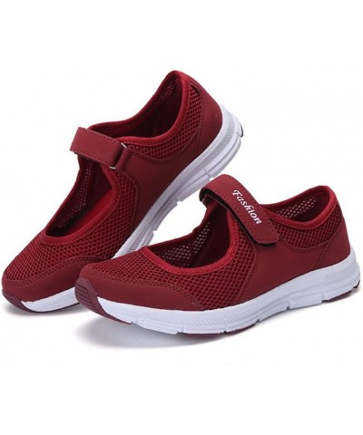 Fall Increased Sneakers Women Light Luxury Thick-Soled Platform Platform Shoes, 5.5, Black Wine $11.99 Athletic Shoes