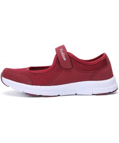 Fall Increased Sneakers Women Light Luxury Thick-Soled Platform Platform Shoes, 5.5, Black Wine $11.99 Athletic Shoes