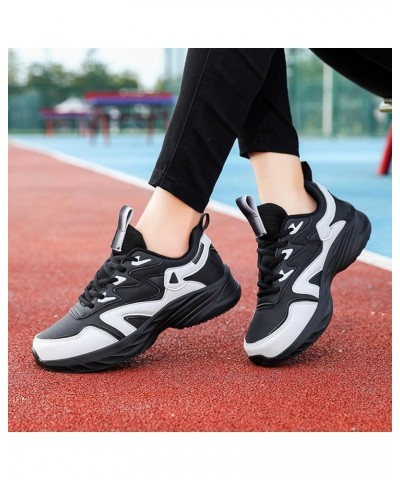 Womens Walking Shoes Athletic Running Sneakers Fashion Autumn Women Sports Shoes Flat Non Slip Lace Up Fly Woven Mesh Breatha...