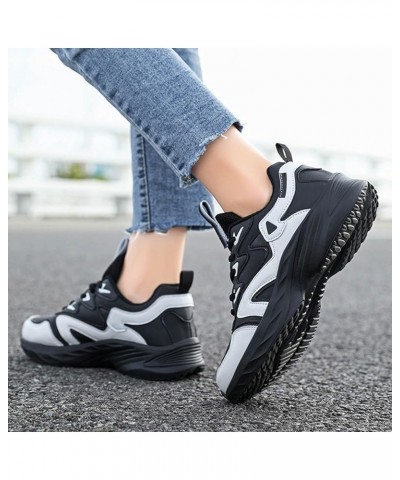 Womens Walking Shoes Athletic Running Sneakers Fashion Autumn Women Sports Shoes Flat Non Slip Lace Up Fly Woven Mesh Breatha...