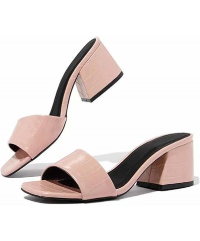 Women's Summer Sandals Flip Flops Beach Shoes Ankle T-Strap Thong Flat Sandals Flat Beach Sandals Z 01-pink $10.31 Sandals