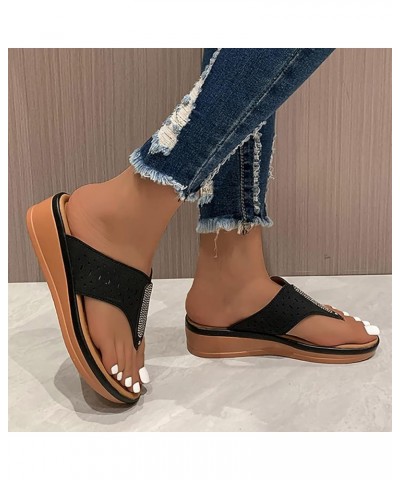 Best Arch Support Indoor Outdoor Slippers for Women Comfy Walking Sandals for Women Cute Womens Shoes Wedges Dressy Casual Co...