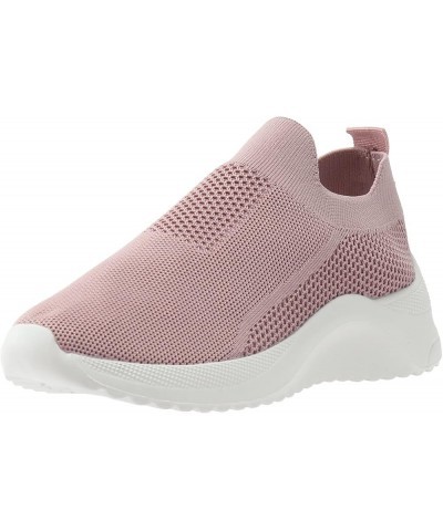 Slip On Sneakers for Women, Women Outdoor Mesh Mixed Color Sports Shoes Runing Breathable Shoes Sneakers Z 14-pink $14.61 Ath...