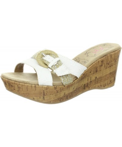 Women's Ego Wedge Sandal White $13.50 Sandals