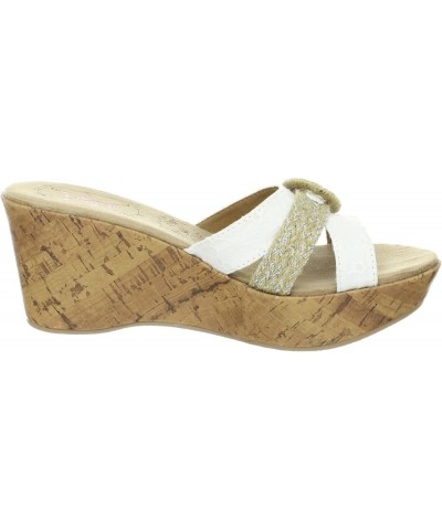 Women's Ego Wedge Sandal White $13.50 Sandals