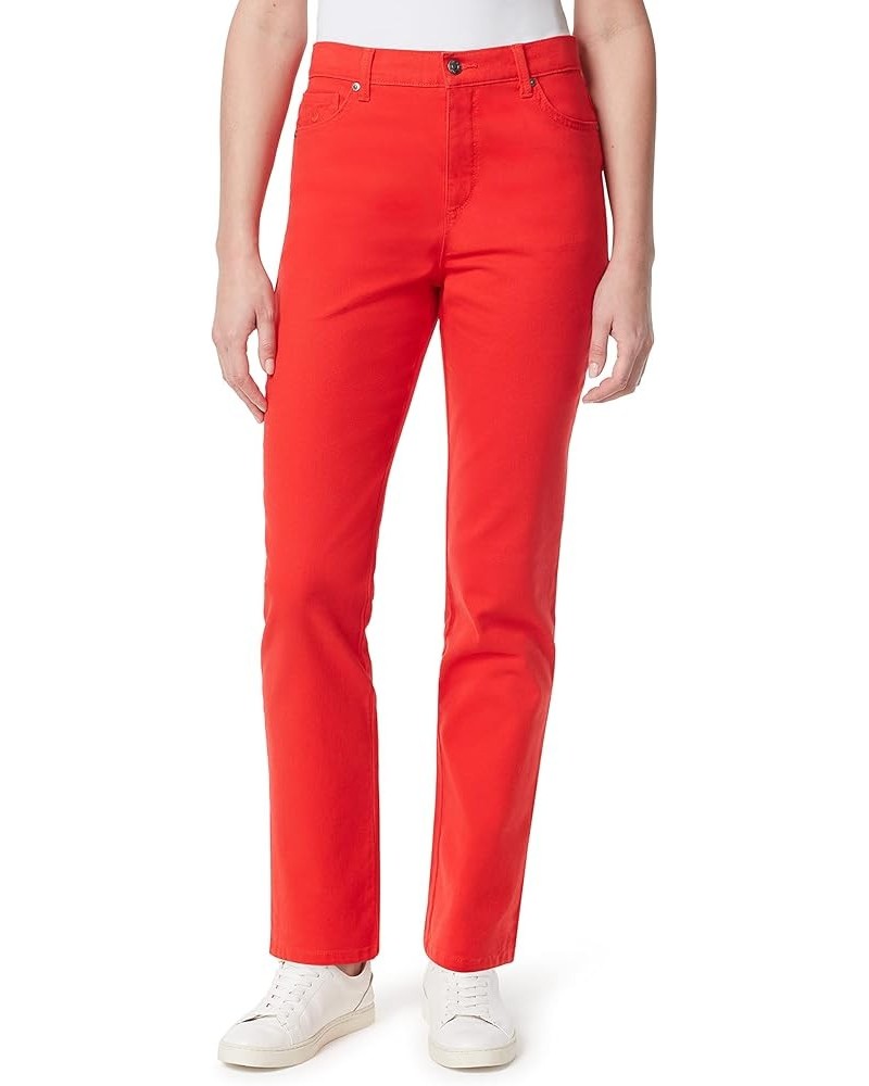 Womens Amanda Classic High Rise Tapered Jean Petite Red Spark $19.63 Flats