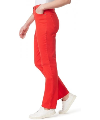 Womens Amanda Classic High Rise Tapered Jean Petite Red Spark $19.63 Flats