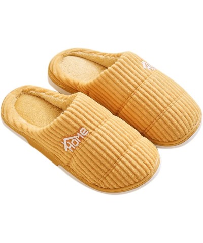 Barefoot Floor Slippers Women Men Fit & Flare Women Slippers Home Warm Cotton Slippers Winter Cozy Graphic Plush Shoes A-yell...