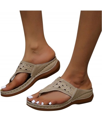 Breathable Fashion Thick Soled Leisure Shoes Outdoor Sandals Casual Women's Women's Sandals Womens Water Sandal Grey $15.45 S...