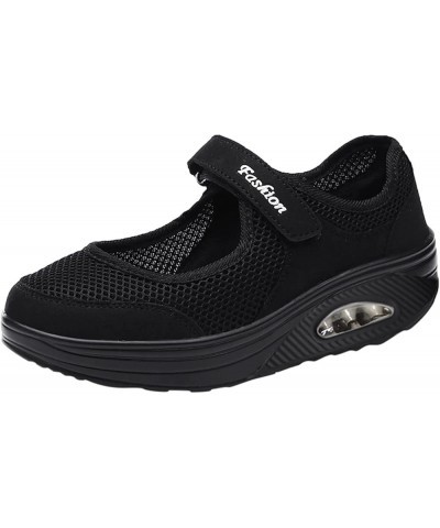 Dress Flats for Women, Women's Mesh Flats Shoes Breathable Slip on Shoes Casual Flats Walking Shoes Halloween Z 01-black $15....