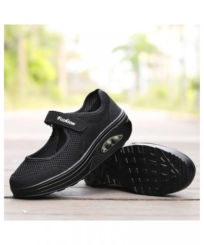 Dress Flats for Women, Women's Mesh Flats Shoes Breathable Slip on Shoes Casual Flats Walking Shoes Halloween Z 01-black $15....