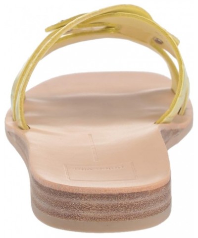 Women's Cait Slide Sandal Citron Crocodile Embossed Stella $20.70 Sandals