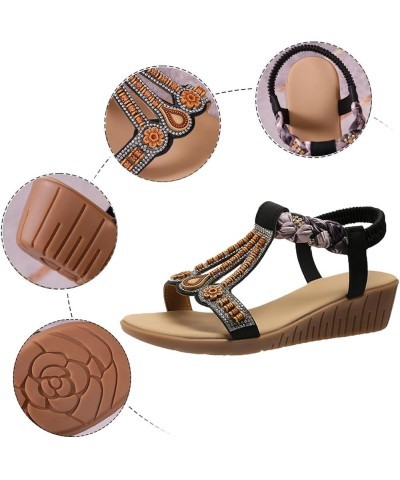 sandals Women Flatshare Women Flip Flops Slides For Women Ultra Mini Platform Women Wedge sandals Women Heeled sandals Black ...