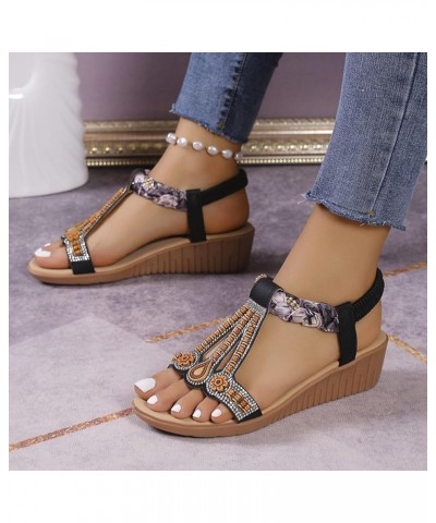 sandals Women Flatshare Women Flip Flops Slides For Women Ultra Mini Platform Women Wedge sandals Women Heeled sandals Black ...