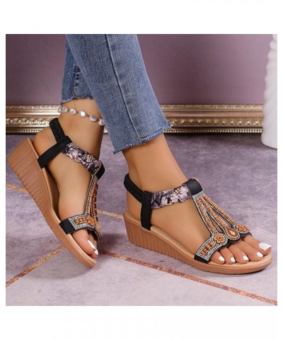 sandals Women Flatshare Women Flip Flops Slides For Women Ultra Mini Platform Women Wedge sandals Women Heeled sandals Black ...