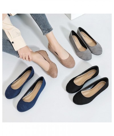 Women's Wide Width Flats Shoes - Casual Comfortable Round Plus Size Ballet Shoes. 2308-0002 Tan $24.18 Flats