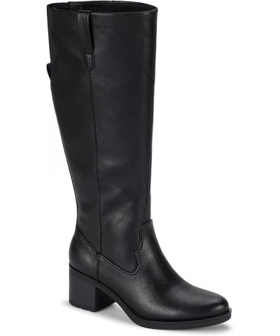 Womens Cyra Faux Leather Knee-High Boots Black $37.17 Boots