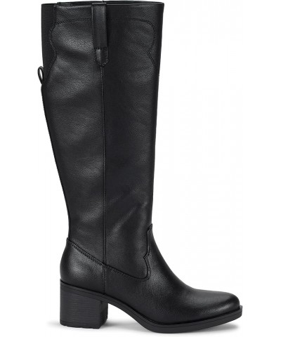 Womens Cyra Faux Leather Knee-High Boots Black $37.17 Boots