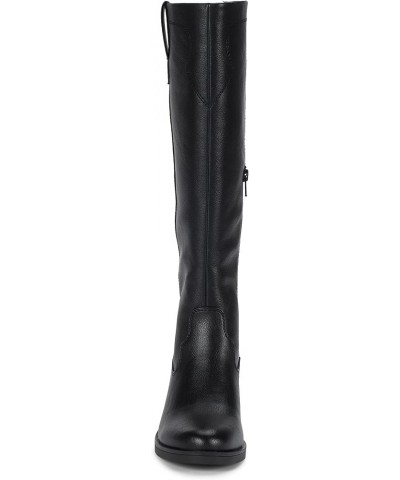 Womens Cyra Faux Leather Knee-High Boots Black $37.17 Boots