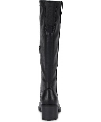 Womens Cyra Faux Leather Knee-High Boots Black $37.17 Boots