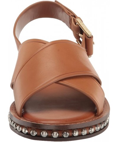 Women's Ceemilo Buckle Strap Sandal Flat Light Cognac $47.28 Sandals