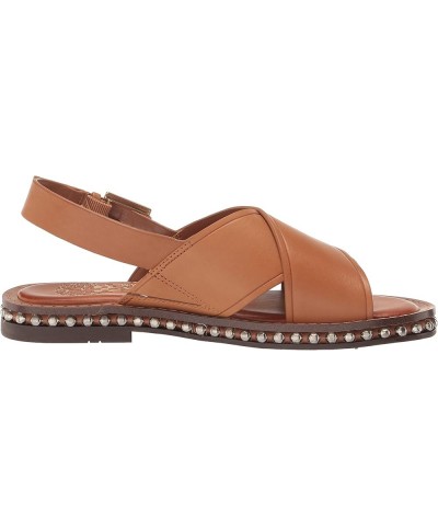 Women's Ceemilo Buckle Strap Sandal Flat Light Cognac $47.28 Sandals