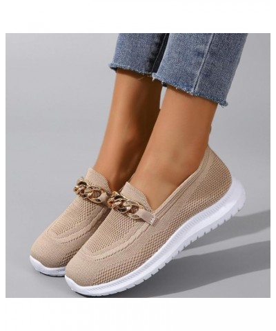 Womens Running Shoes Lightweight Walking Tennis Shoes Non Slip Comfortable Sneakers - Womens Fashion Sneakers Khaki-3 $15.58 ...