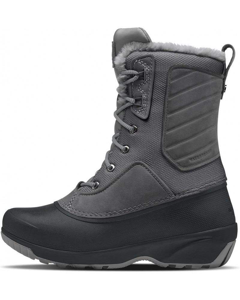 Shellista IV Mid Lace Zinc Grey/Tnf Black $34.33 Outdoor Shoes