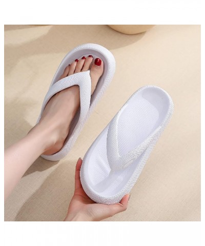 Sandals for Women Casual Summer Platform Sandals Peep Toe Shoes Jeweled Ankle Buckle Ladies Flip Flops Dressy Summer Shoes Z1...