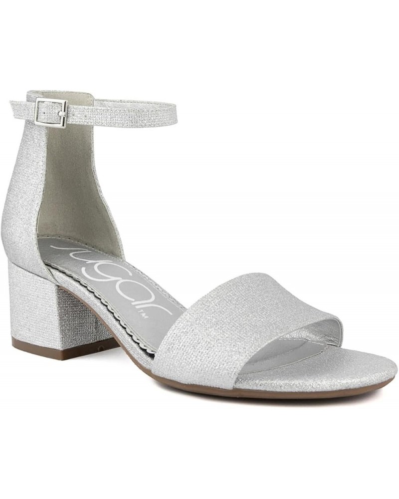 Noelle 4 Silver Sparkle Pu $15.18 Sandals