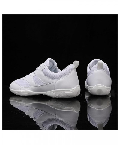 Girls White Cheer Shoes Youth Cheerleading Dance Sneaker Training Competition for Women Girls' Cheerleading Shoes Girl White-...