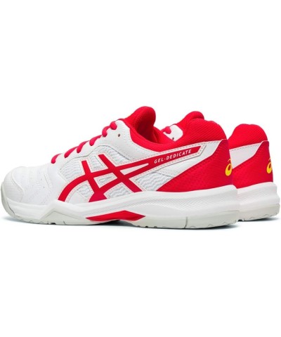 Women's GEL-Dedicate 6 Tennis Shoes White/Laser Pink $51.99 Athletic Shoes