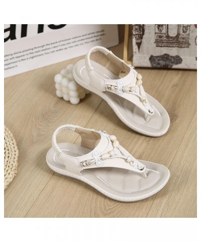 wedding sandals for bride lace casual flip flop sandalia elegante para mujer summer sandals for women Z 14-beige $9.50 Sandals