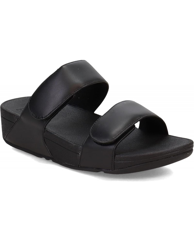 Womens Lulu Slide Sandal 10 All Black $42.59 Sandals