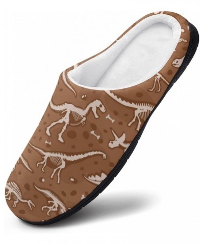 Dinosaur Bones Women's Cotton Slippers Washable Home Slippers Winter Warm Shoes in Outdoor and Indoor $20.66 Slippers