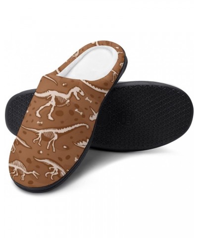 Dinosaur Bones Women's Cotton Slippers Washable Home Slippers Winter Warm Shoes in Outdoor and Indoor $20.66 Slippers