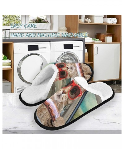 Unisex Slippers Fuzzy Feet Plush Slippers Anti-Slip Warm House Shoes M/L Multi 5 $12.47 Slippers