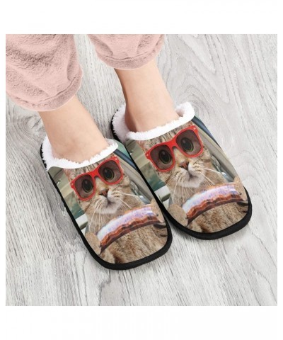 Unisex Slippers Fuzzy Feet Plush Slippers Anti-Slip Warm House Shoes M/L Multi 5 $12.47 Slippers