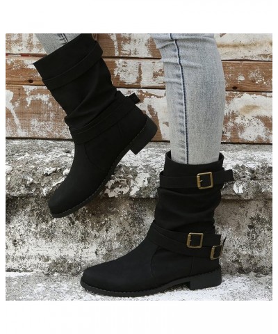 Women's Boots & Booties Women's Casual Zipper Retro Shoes Boots Colors Fashion Short Solid women's boots Size 8.5 Women's Tal...