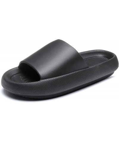 Flip Flops For Women Beach Wide Shoes For Women Sandals Cute Flip Flops For Womens Walking Sandals Women Sandals Size 8-black...