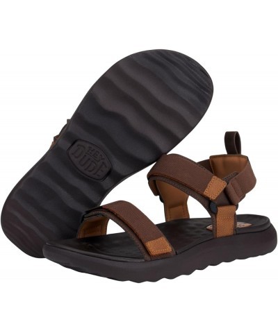 Men's Carson Sandal | Men's Shoes | Men's Slip-on Sandals | Comfortable & Light-Weight Brown/Brown $27.30 Sandals