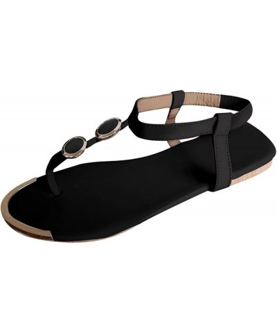 Womens Espadrilles Sandals Ankle Buckle Strap Women's Platform Wedge Sandals Summer Studded Open Toe Sandals A6-black $15.36 ...