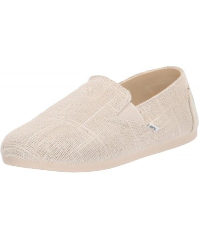 Womens Redondo Slip On Flats Casual - Off White Natural Metallic $19.85 Loafers & Slip-Ons