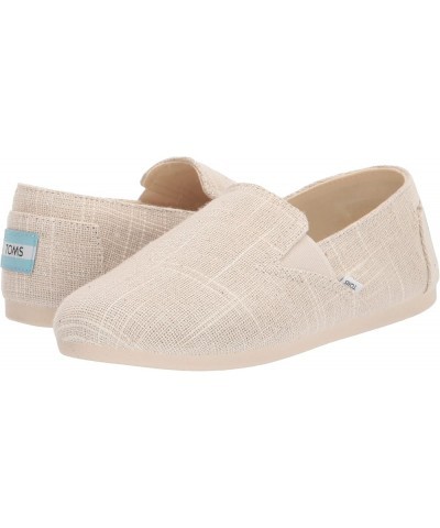 Womens Redondo Slip On Flats Casual - Off White Natural Metallic $19.85 Loafers & Slip-Ons