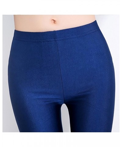 Women's Warm Leggings Plus Size High Waisted Hip Lifting Stretch Slim Faux Denim Yoga Pants Fitness Bottom Blue-d $20.88 Outd...