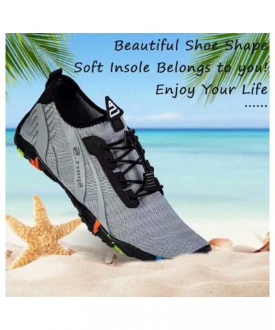 Water Shoes Men's Women's Swim Shoes Outdoor Beach Barefoot Quick-Dry Aqua Pool Socks Swimming Yoga Surfing Exercise Ws-934-g...