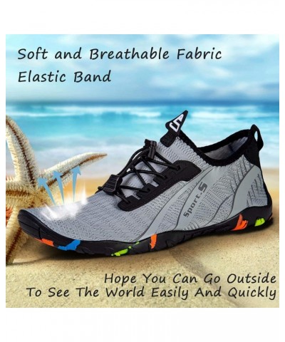 Water Shoes Men's Women's Swim Shoes Outdoor Beach Barefoot Quick-Dry Aqua Pool Socks Swimming Yoga Surfing Exercise Ws-934-g...