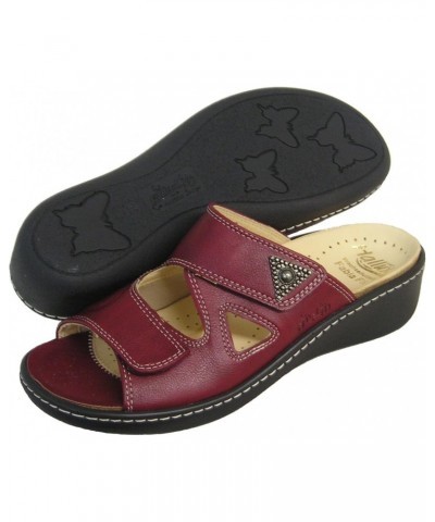 Women's Hallux Fabia Bunion Relief Slide Sandal 33709 (Bordo) (36 M) $65.94 Sandals